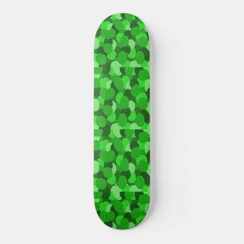 Diseo de pinceladas en colores verdes skateboard