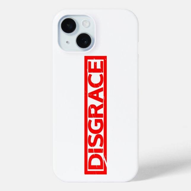 Disgrace Stamp Case-Mate iPhone Case (Back)