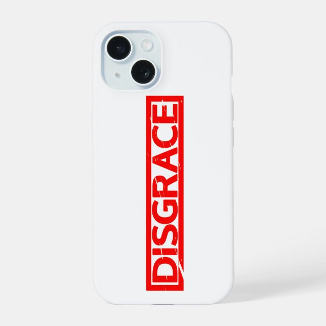 Disgrace Stamp Iphone Case (Back)