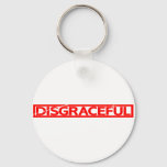 Disgraceful Stamp Keychain