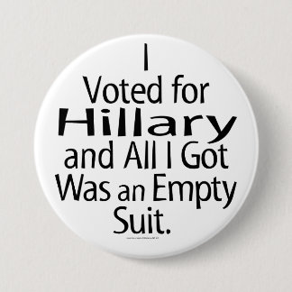 Disgruntled Hillary Supporter Button
