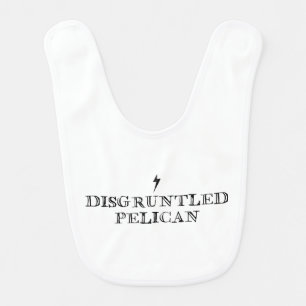 Disgruntled Pelican Baby Bib