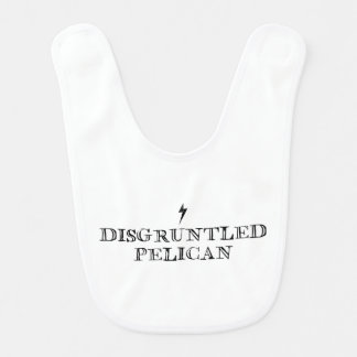 Disgruntled Pelican Baby Bib
