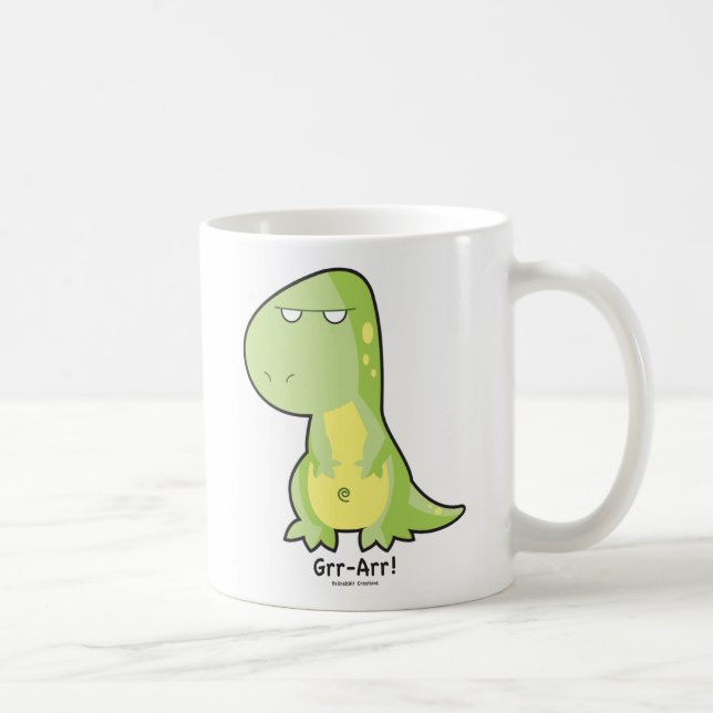 Disgruntled T-Rex Mug (Right)
