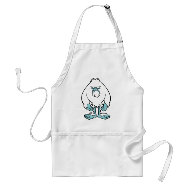 Disgruntled Yeti Adult Apron (Front)