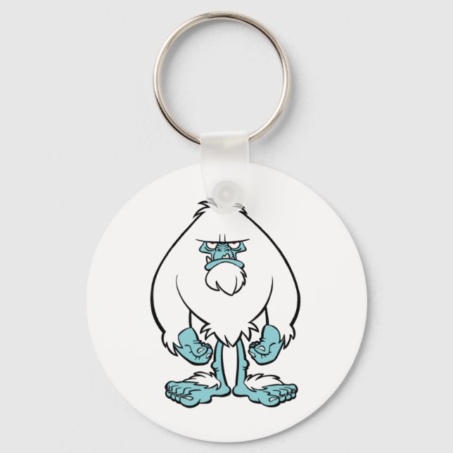 Disgruntled Yeti Keychain (Front)