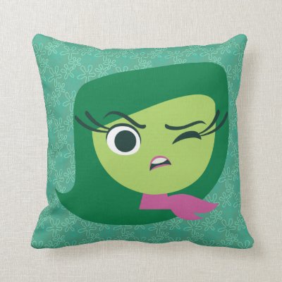 Disgust Throw Pillow