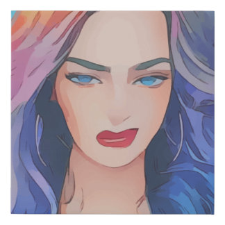 Disgusted 10 x 10 Faux Wrapped Canvas