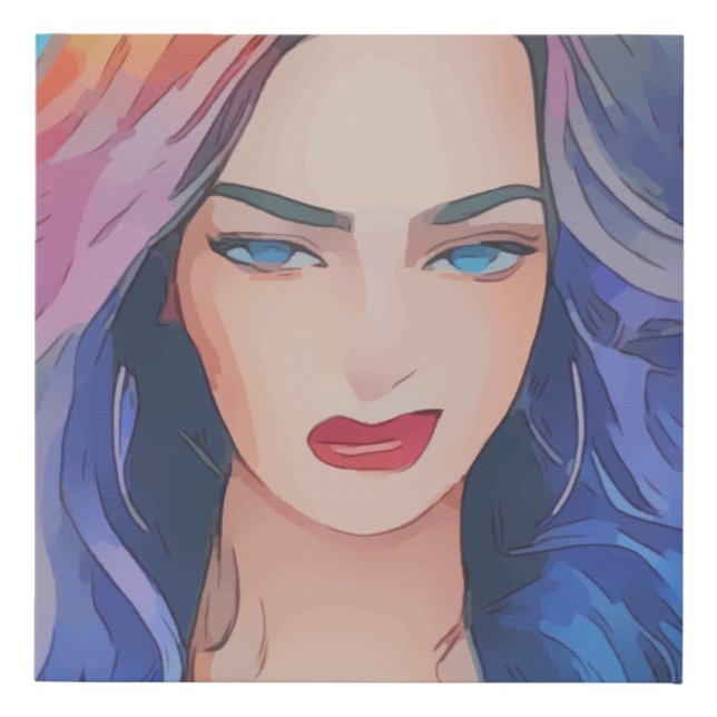 Disgusted 10 x 10 Faux Wrapped Canvas (Front)