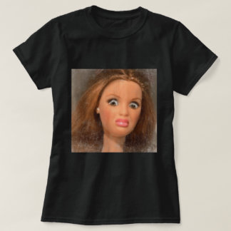 Disgusted Doll Face Funny Meme T-Shirt