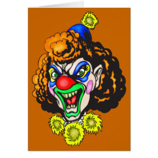 Disgusting Evil Clown Cards