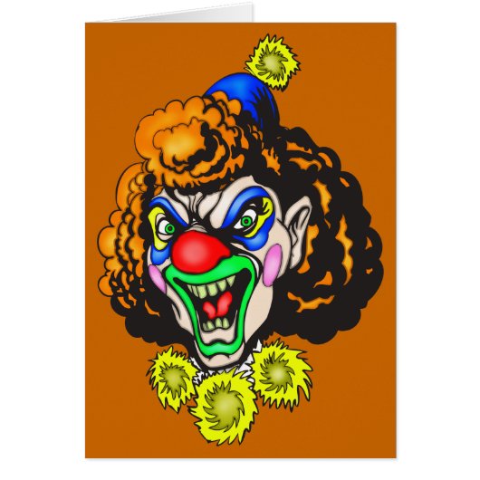 Disgusting Evil Clown Cards (Front)