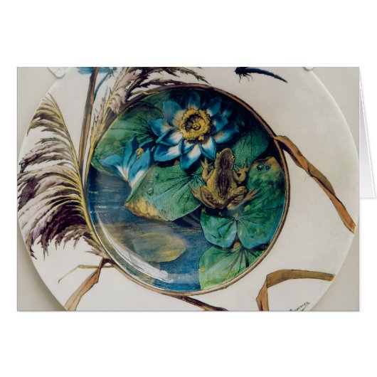 Dish, c.1870-80 cards (Front Horizontal)