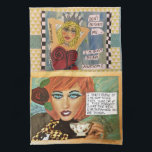 Dish towel<br><div class="desc">Bad girl art</div>