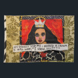 Dish towel- my dentist told me I needed a crown an Kitchen Towel<br><div class="desc">my dentist told me I needed a crown and I was like,  I know,  right?</div>