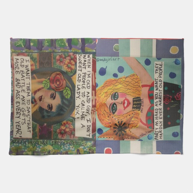 Dish towel- my dentist told me I needed a crown an Kitchen Towel (Horizontal)