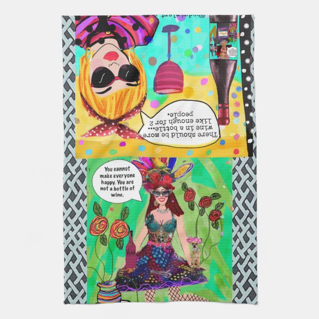 Dish towelYou can’t make everyone happy. Kitchen Towel (Vertical)