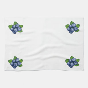 Dish up the Blueberries Kitchen Towel