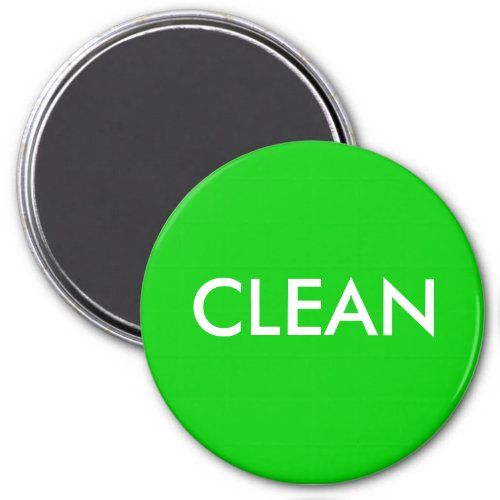 Dish Washer Magnet _ CLEAN