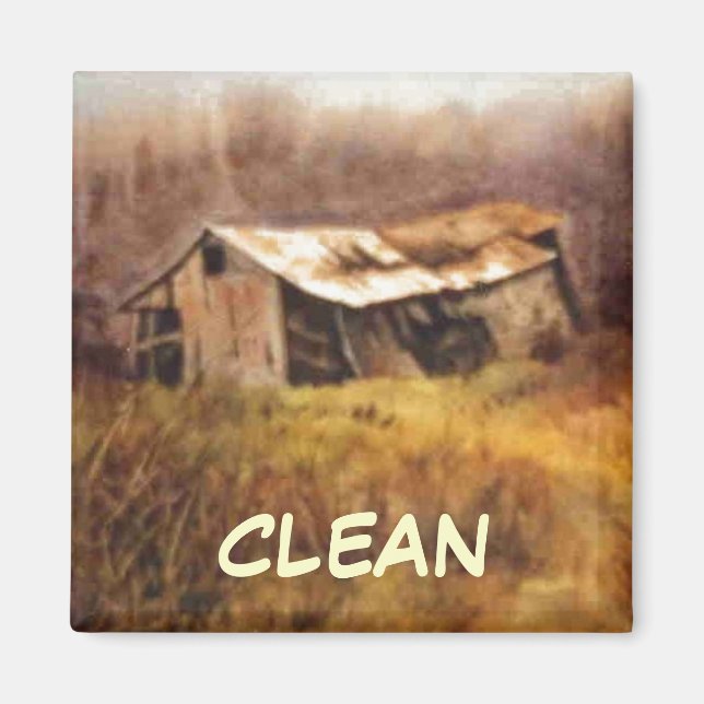 Dish Washer Status Magnet (Front)