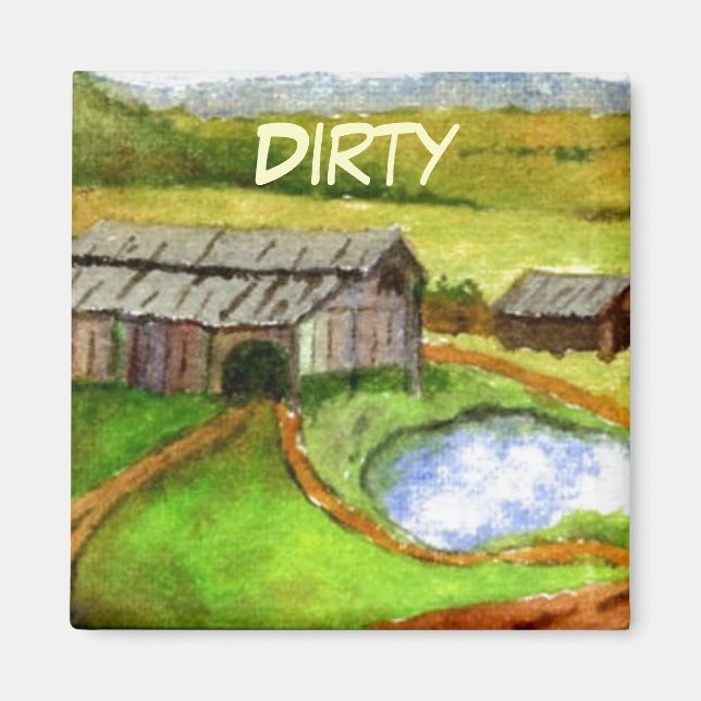 Dish Washer Status Magnet (Front)