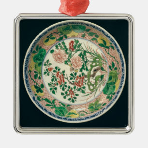 Dish with famille verte decoration