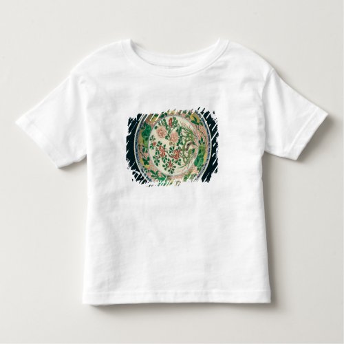 Dish with famille verte decoration toddler t_shirt