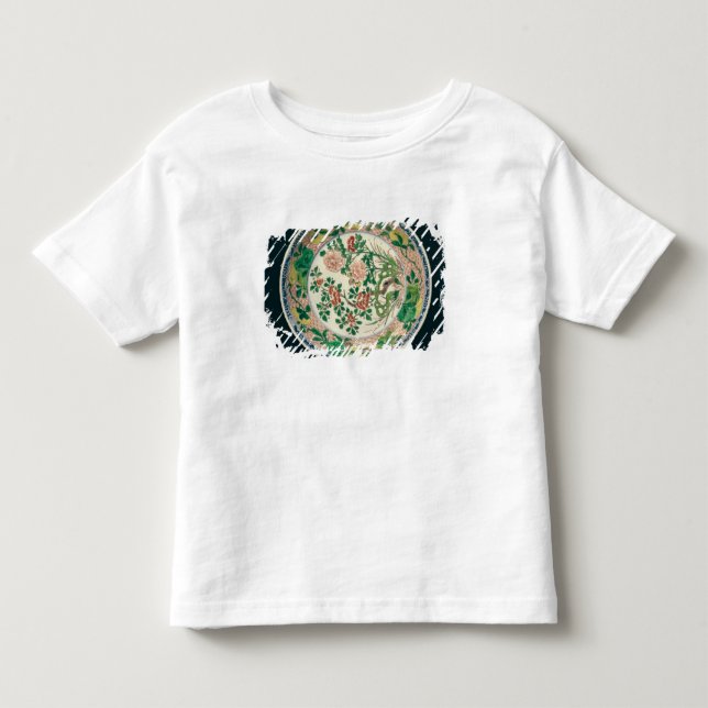 Dish with famille verte decoration toddler t-shirt (Front)