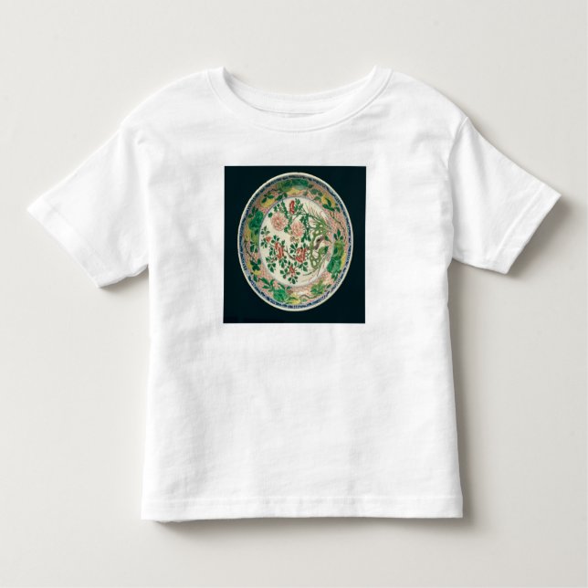 Dish with famille verte decoration toddler t-shirt (Front)