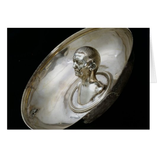 Dish with the bust of a man inside (Front Horizontal)