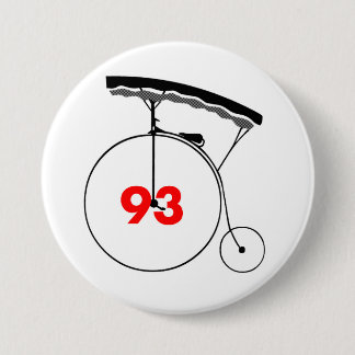 Disharmonious 93 pinback button