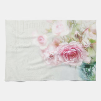 dishcloth "shabby rose" kitchen towel