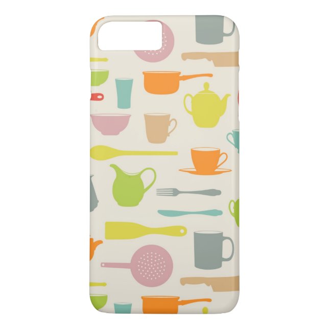 Dishes Pattern Case-Mate iPhone Case (Back)