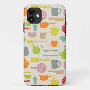 Dishes Pattern iPhone 11 Case