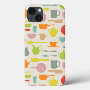 Dishes Pattern iPhone 13 Case