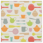 Dishes Pattern Fabric