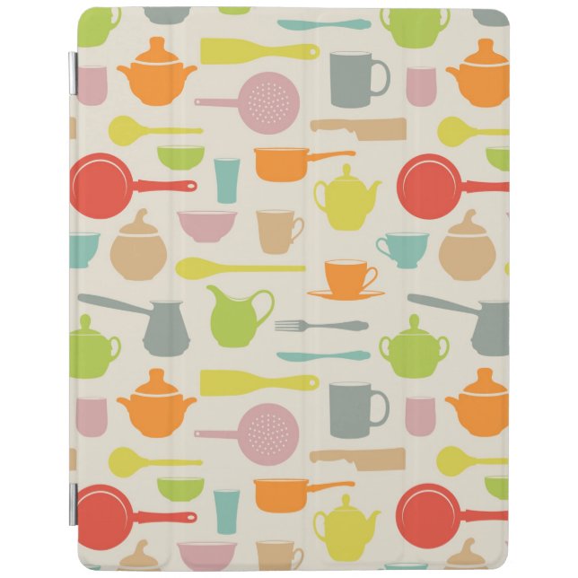 Dishes Pattern iPad Smart Cover (Front)