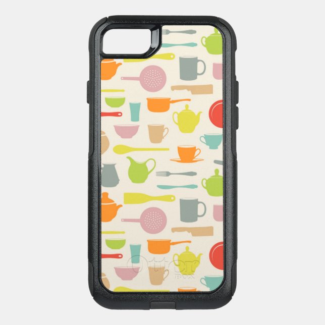 Dishes Pattern Otterbox iPhone Case (Back)