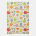 Dishes Pattern Towel
