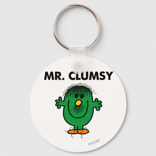 Disheveled Mr. Clumsy Keychain (Front)
