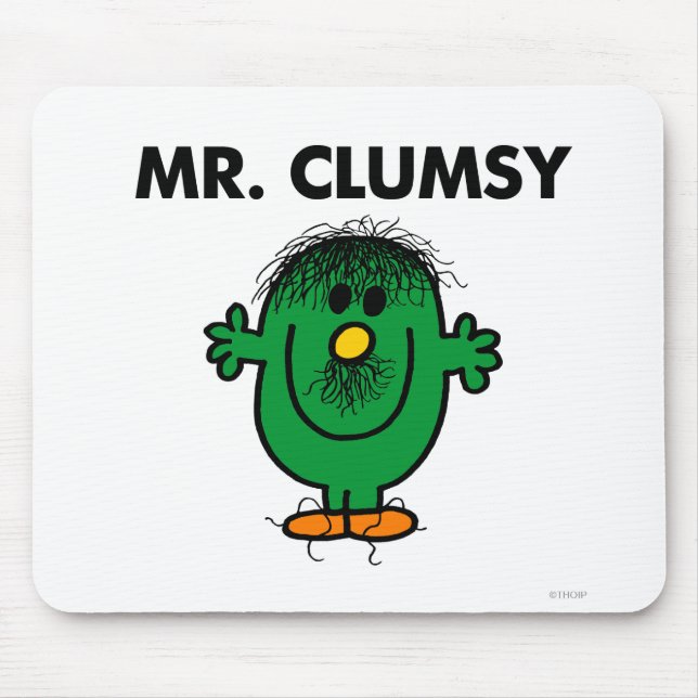 Disheveled Mr. Clumsy Mouse Pad (Front)