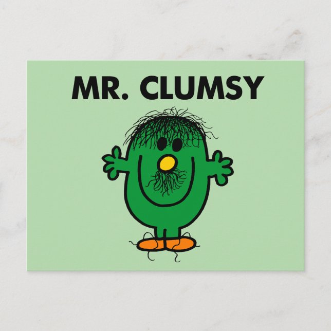 Disheveled Mr. Clumsy Postcard (Front)