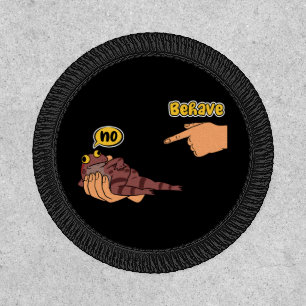 Dishonest Frog Funny Frog Meme Behave No Cartoon Patch
