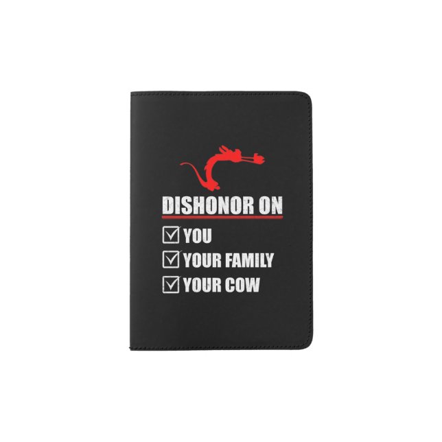 Dishonor! Passport Holder (Front)