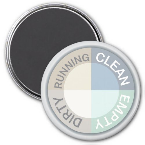 Dishwasher Clean Dirty Empty Running Modern Magnet