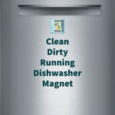 Dishwasher Clean Dirty Running Lemon Kitchen Magnet at Zazzle