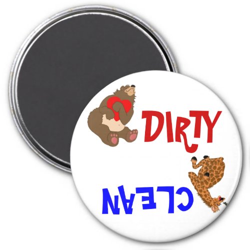 Dishwasher DirtyClean Magnet