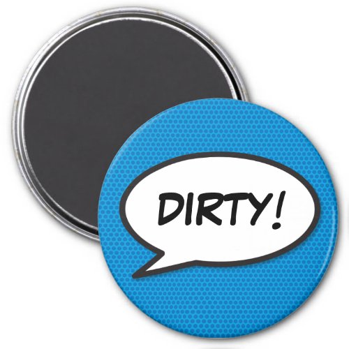 Dishwasher Dirty Fun Retro Comic Book Pop Art Magnet