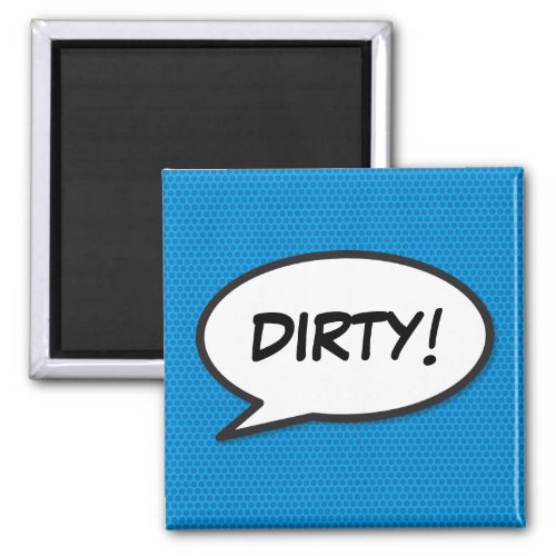 Dishwasher Dirty Fun Retro Comic Book Pop Art Magnet