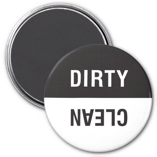 Dishwasher Magnet Dirty Clean Sign or Notification